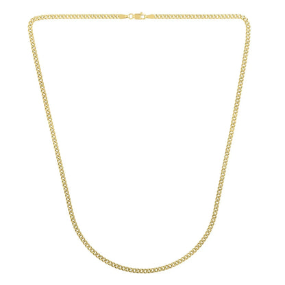 14k Yellow Gold Light Gourmette Chain (2.80 mm) RCJ Chains  CELESTIA LUXE JEWELLERS
