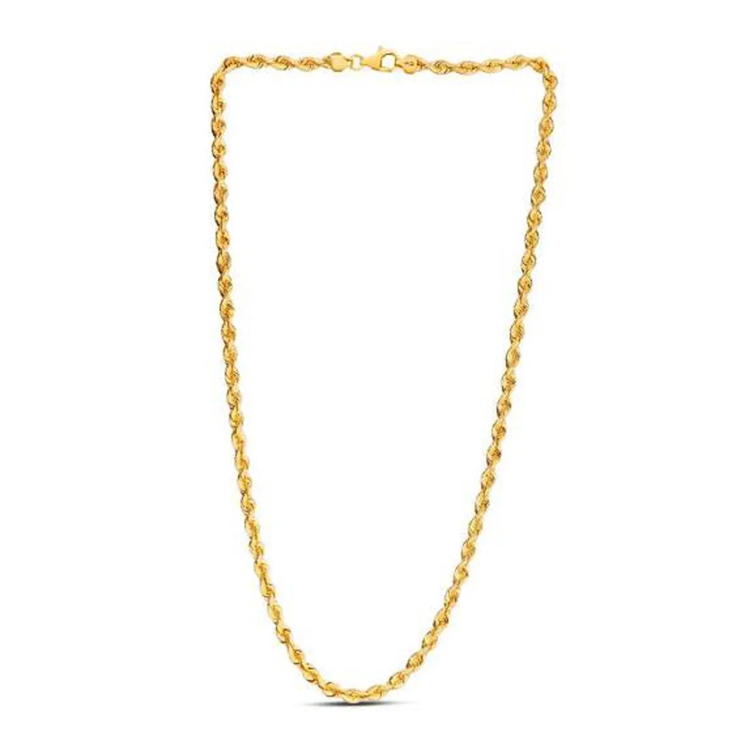 14k Yellow Gold Light Rope Chain (4.3 mm) RCJ Chains  CELESTIA LUXE JEWELLERS