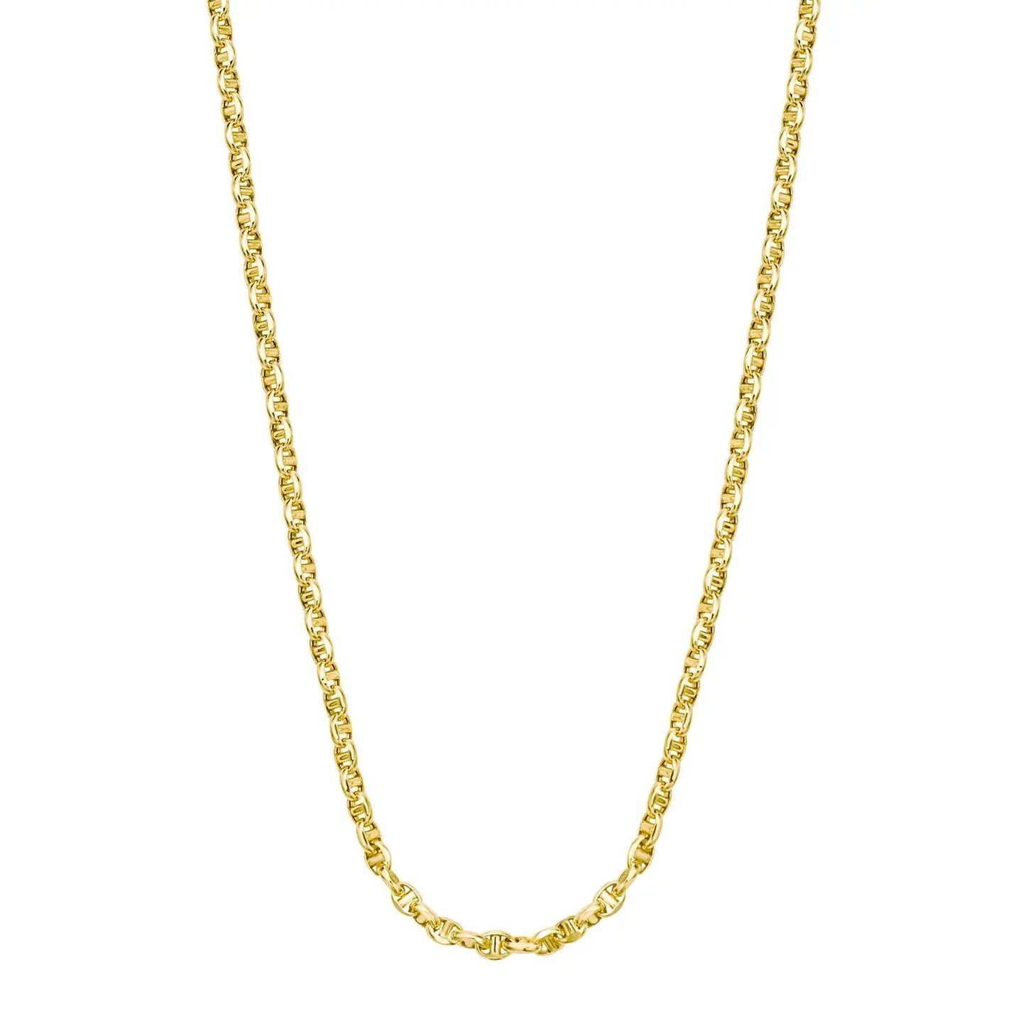 14k Yellow Gold Lite Anchor Chain (3.00 mm) RCJ Chains  CELESTIA LUXE JEWELLERS
