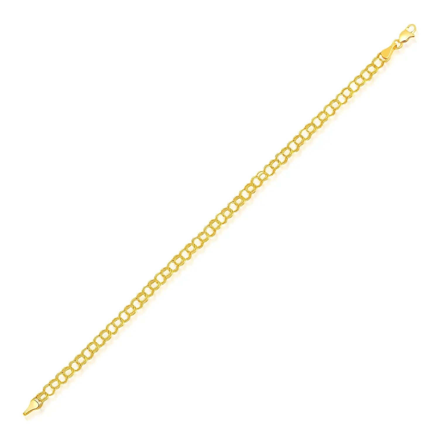 14k Yellow Gold Lite Charm Bracelet (4.00 mm) RCJ Bracelets  CELESTIA LUXE JEWELLERS