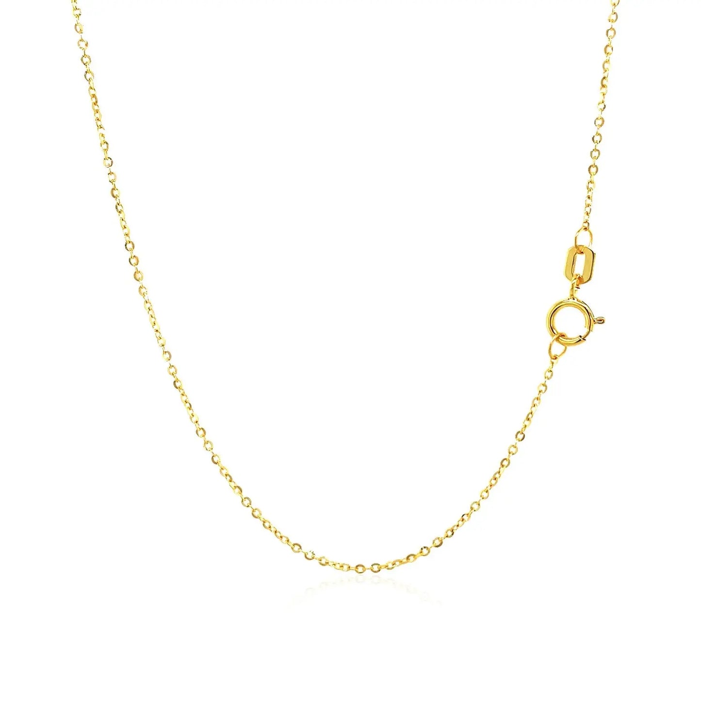 14k Yellow Gold Necklace with Eight Pointed Star and Beads RCJ Necklaces  CELESTIA LUXE JEWELLERS