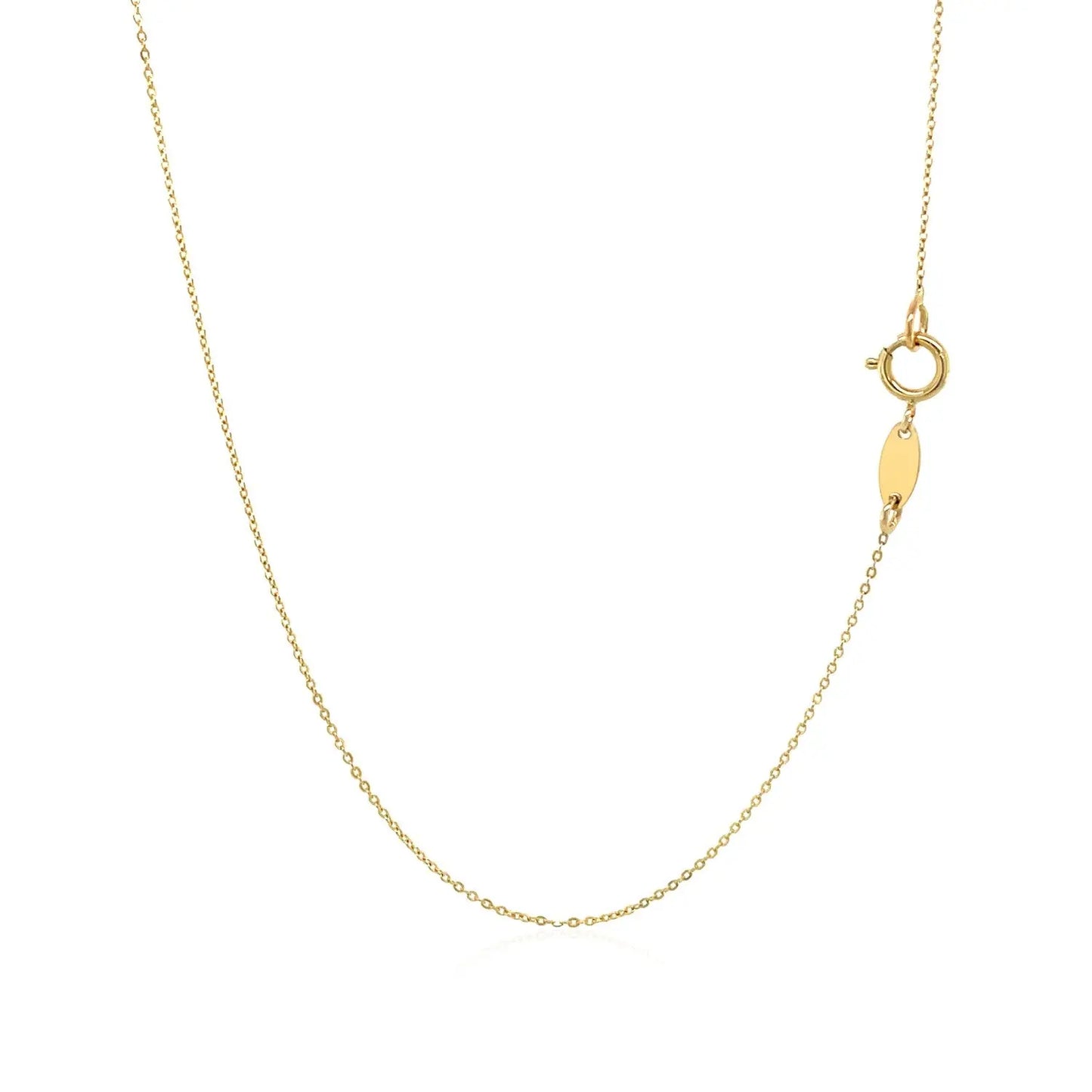 14k Yellow Gold Necklace with Five Pointed Star RCJ Necklaces  CELESTIA LUXE JEWELLERS