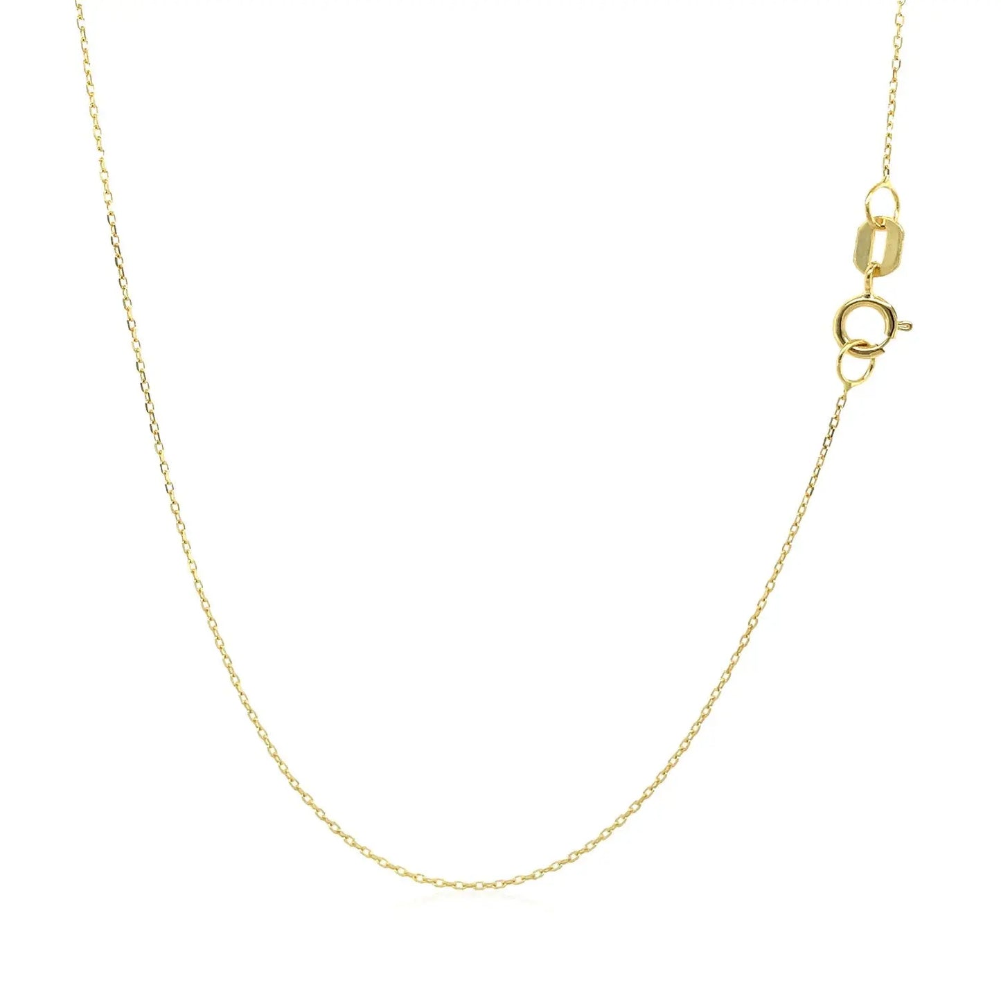 14k Yellow Gold Necklace with Moon RCJ Necklaces  CELESTIA LUXE JEWELLERS