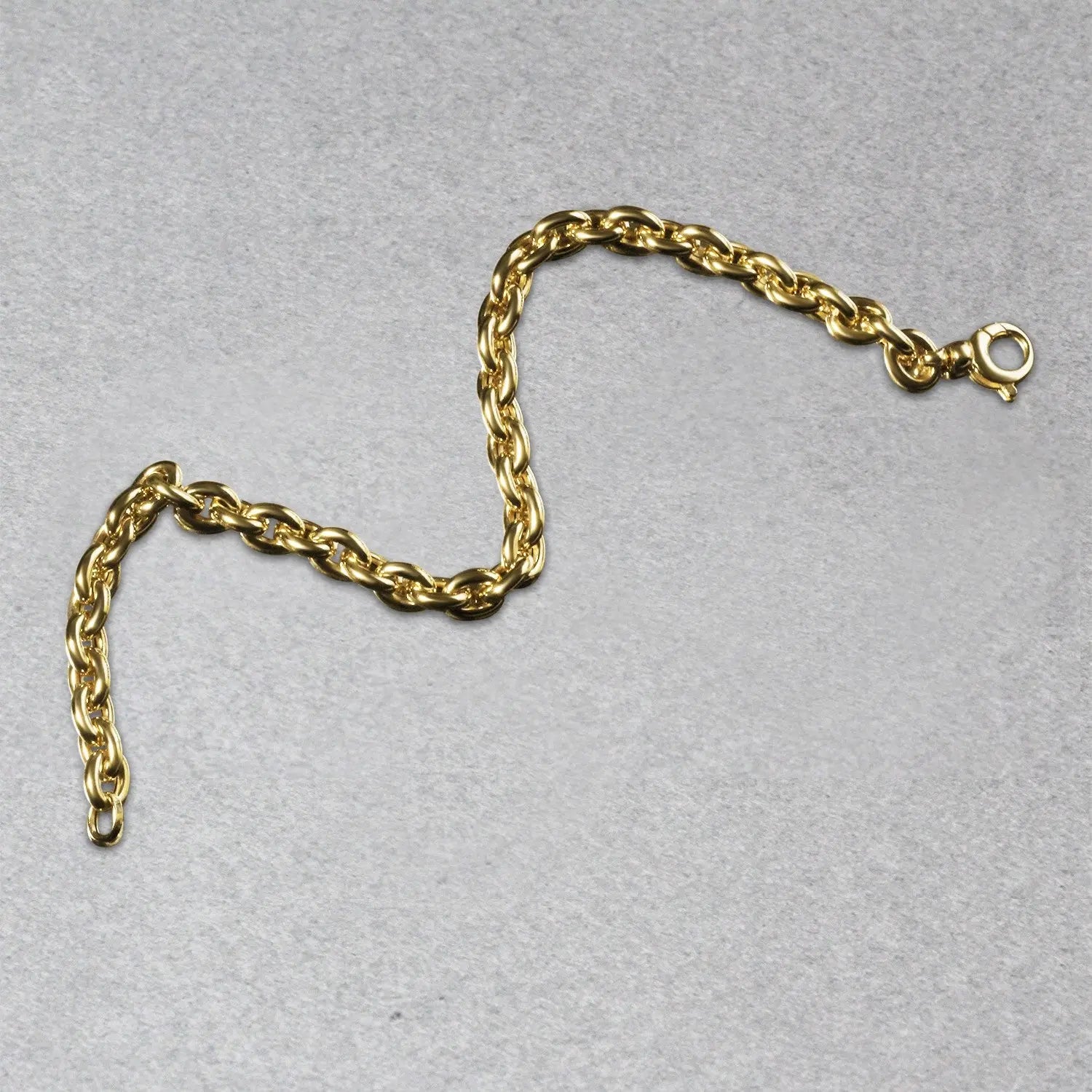 14k Yellow Gold Polished Oval Link Bracelet (6.20 mm) RCJ Bracelets  CELESTIA LUXE JEWELLERS