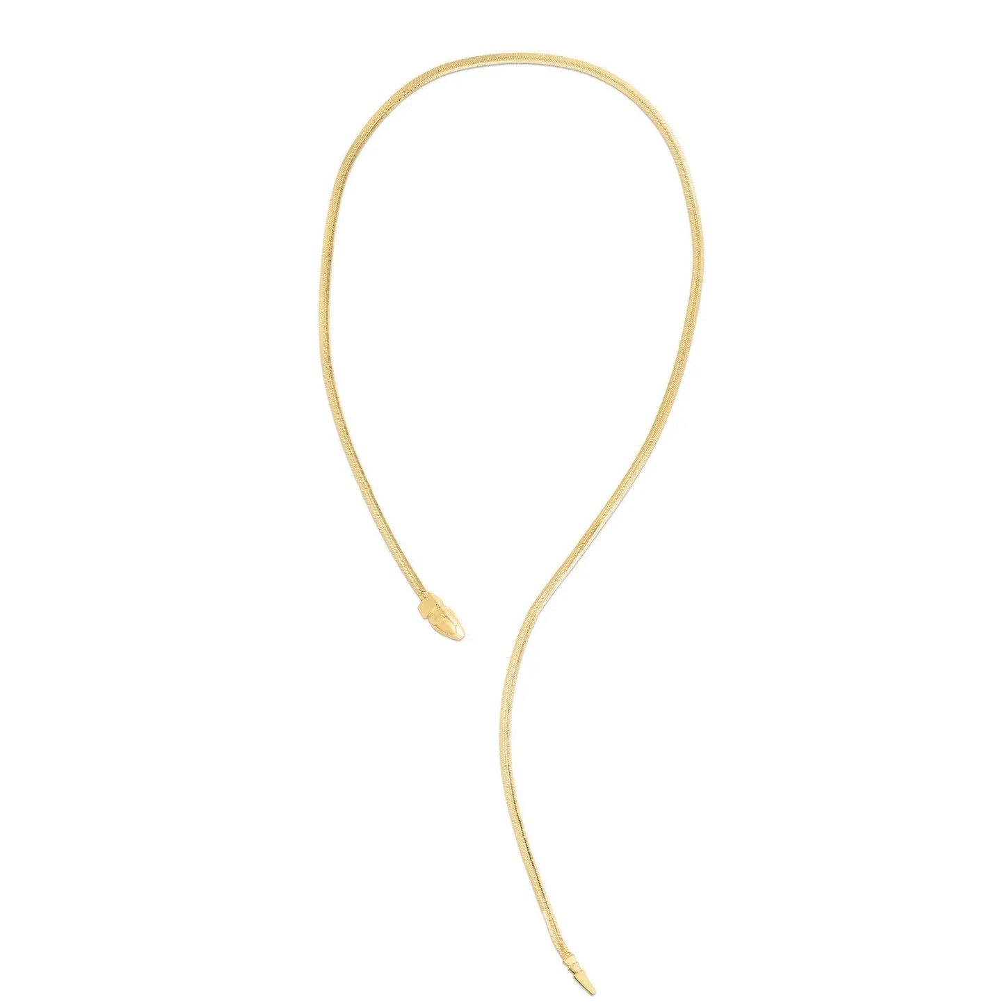14k Yellow Gold Serpent Necklace RCJ Necklaces  CELESTIA LUXE JEWELLERS