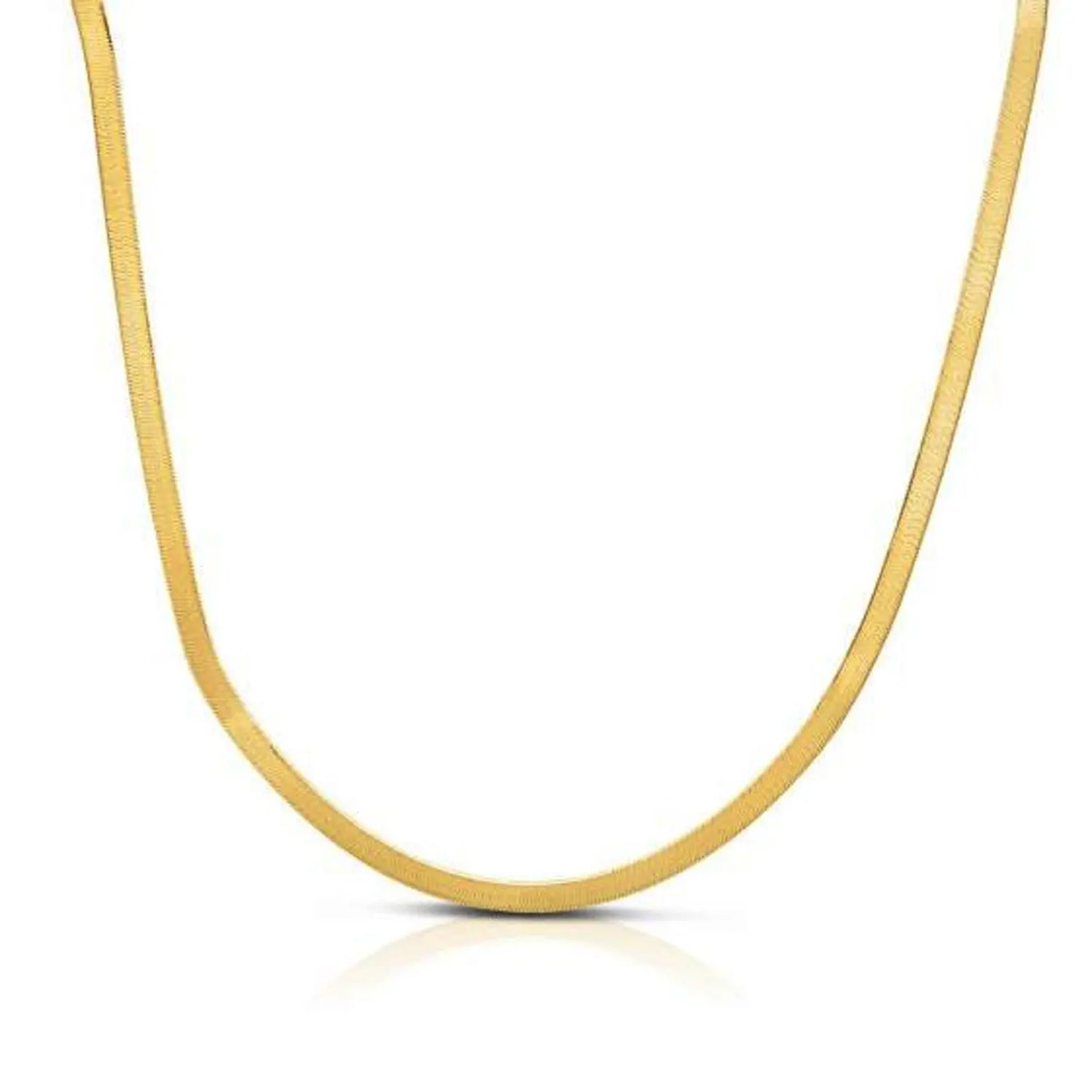 14k Yellow Gold Super Flex Herringbone Chain (1.50 mm) RCJ Chains  CELESTIA LUXE JEWELLERS
