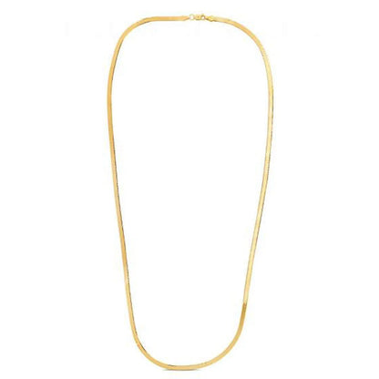 14k Yellow Gold Super Flex Herringbone Chain (1.50 mm) RCJ Chains  CELESTIA LUXE JEWELLERS