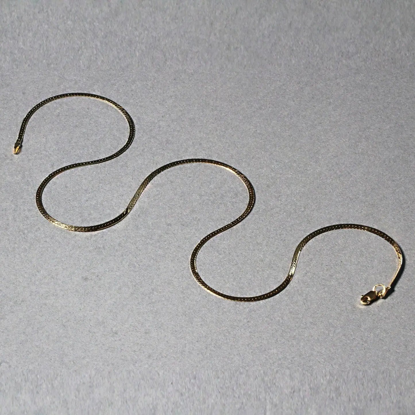 14k Yellow Gold Super Flex Herringbone Chain (1.50 mm) RCJ Chains  CELESTIA LUXE JEWELLERS