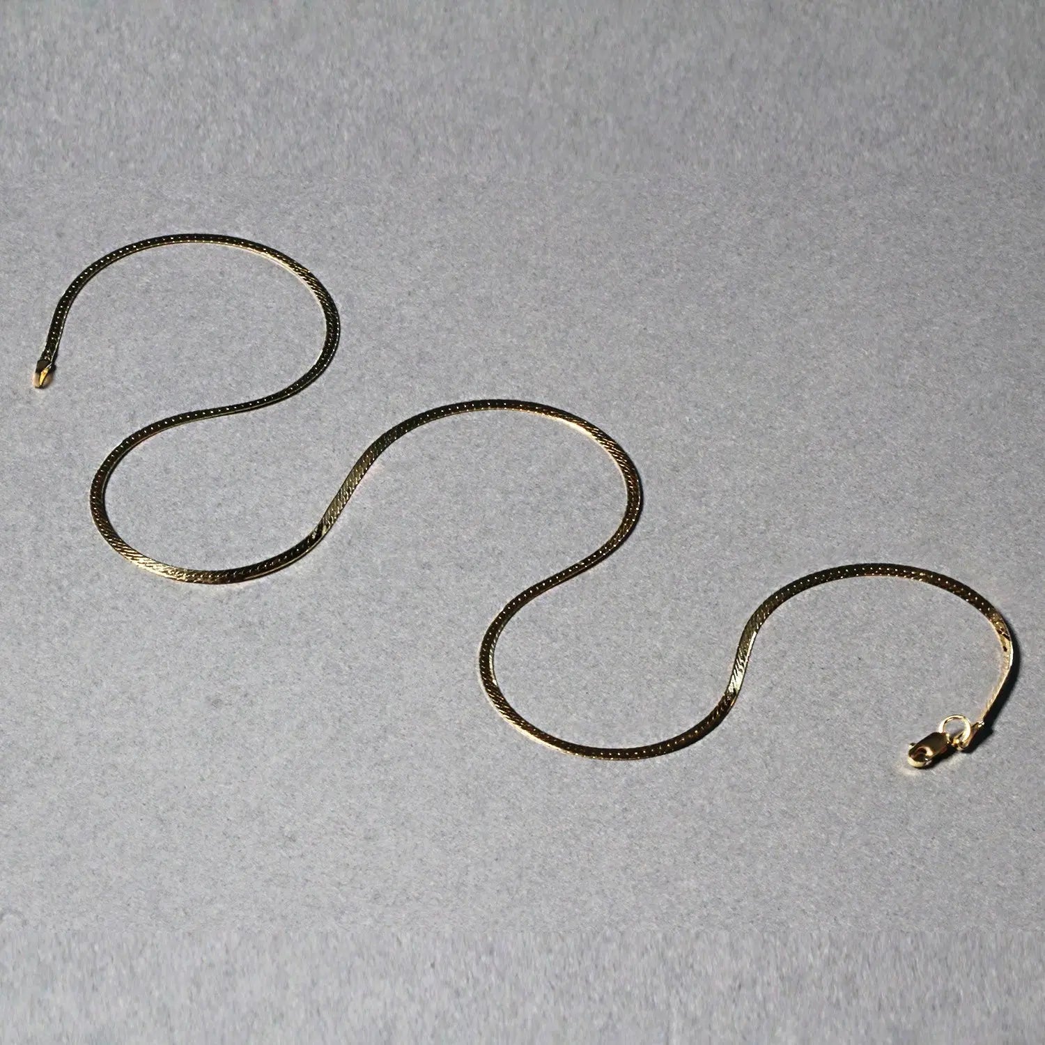 14k Yellow Gold Super Flex Herringbone Chain (1.50 mm) RCJ Chains  CELESTIA LUXE JEWELLERS