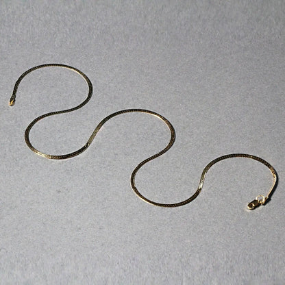 14k Yellow Gold Super Flex Herringbone Chain (1.50 mm) RCJ Chains  CELESTIA LUXE JEWELLERS
