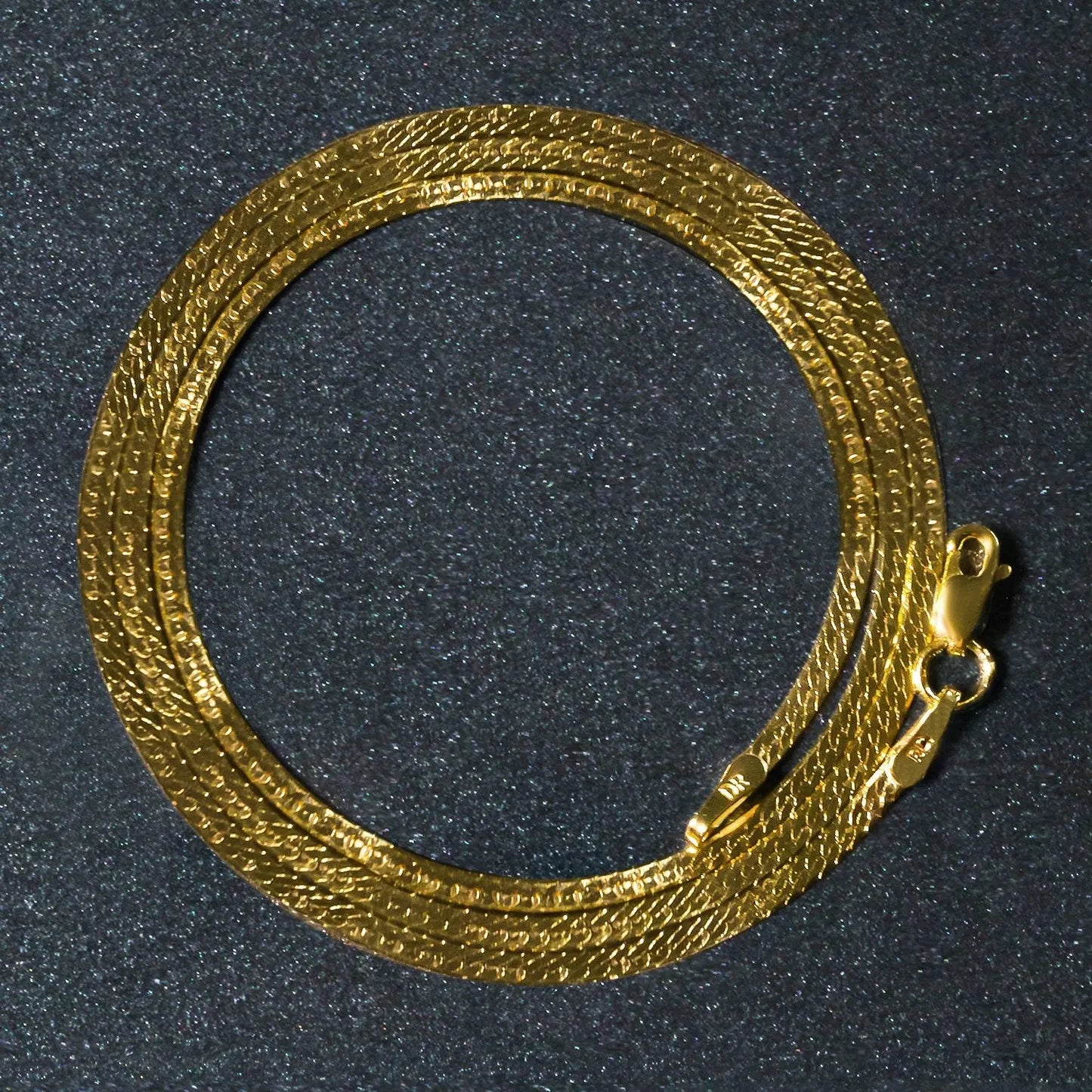 14k Yellow Gold Super Flex Herringbone Chain (1.50 mm) RCJ Chains  CELESTIA LUXE JEWELLERS