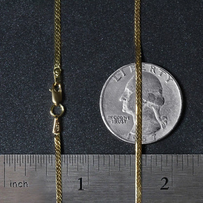14k Yellow Gold Super Flex Herringbone Chain (1.50 mm) RCJ Chains  CELESTIA LUXE JEWELLERS