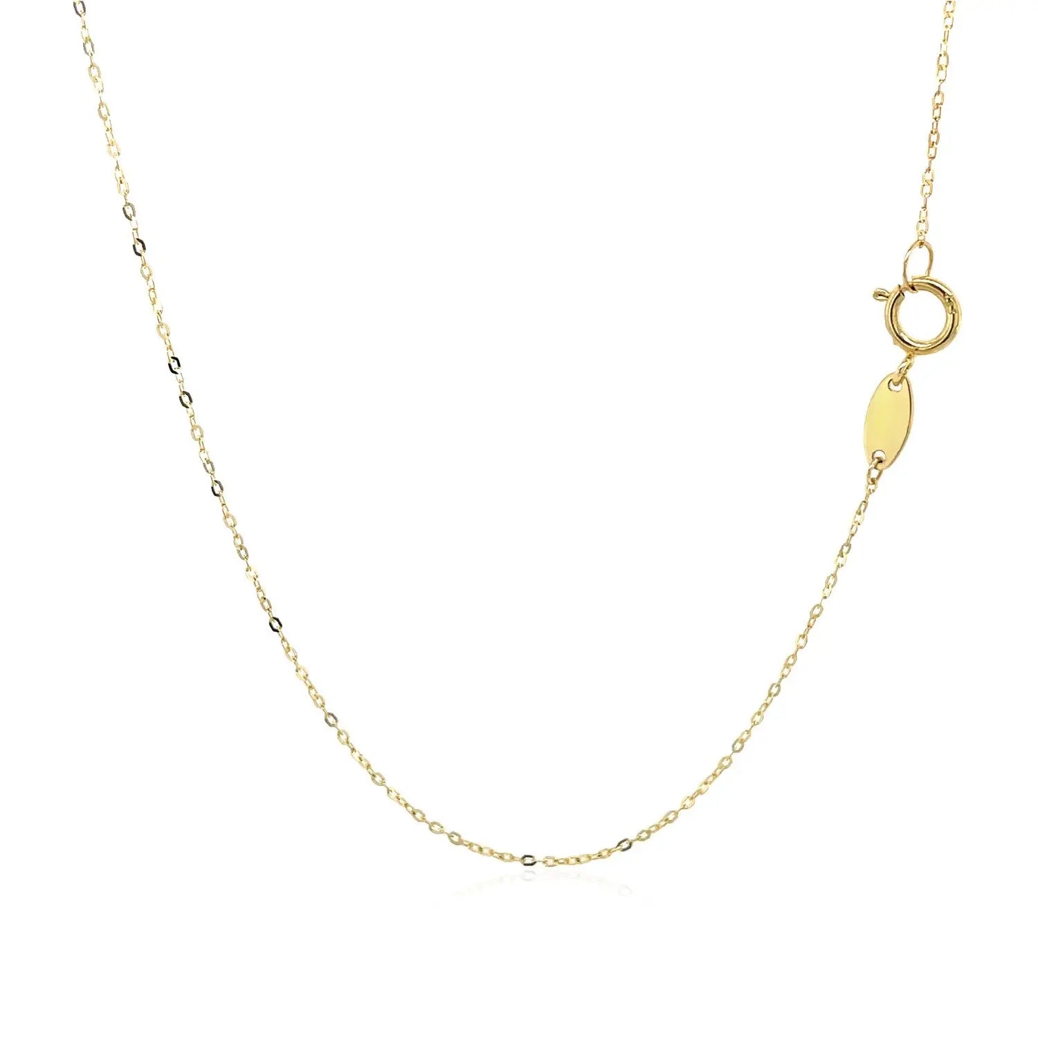 14k Yellow Gold with Peace Symbol Pendant RCJ Pendants  CELESTIA LUXE JEWELLERS
