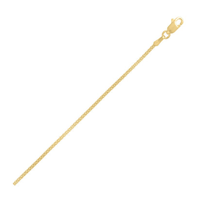 Popcorn Chain in 14k Yellow Gold