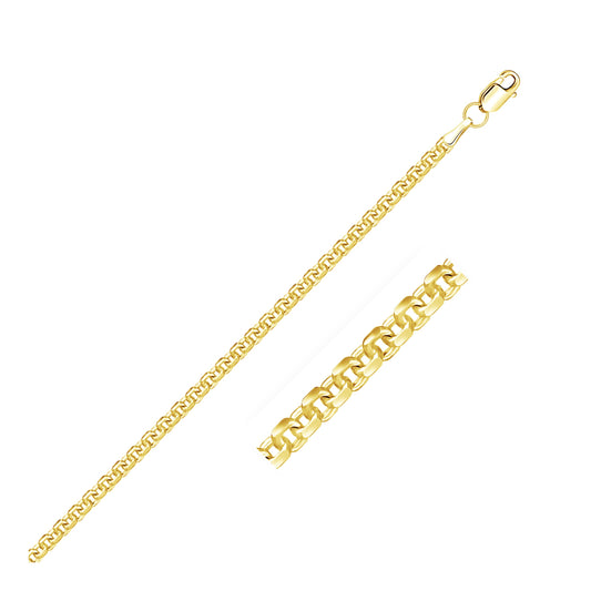 14k Yellow Gold Forsantina Lite Cable Link Chain