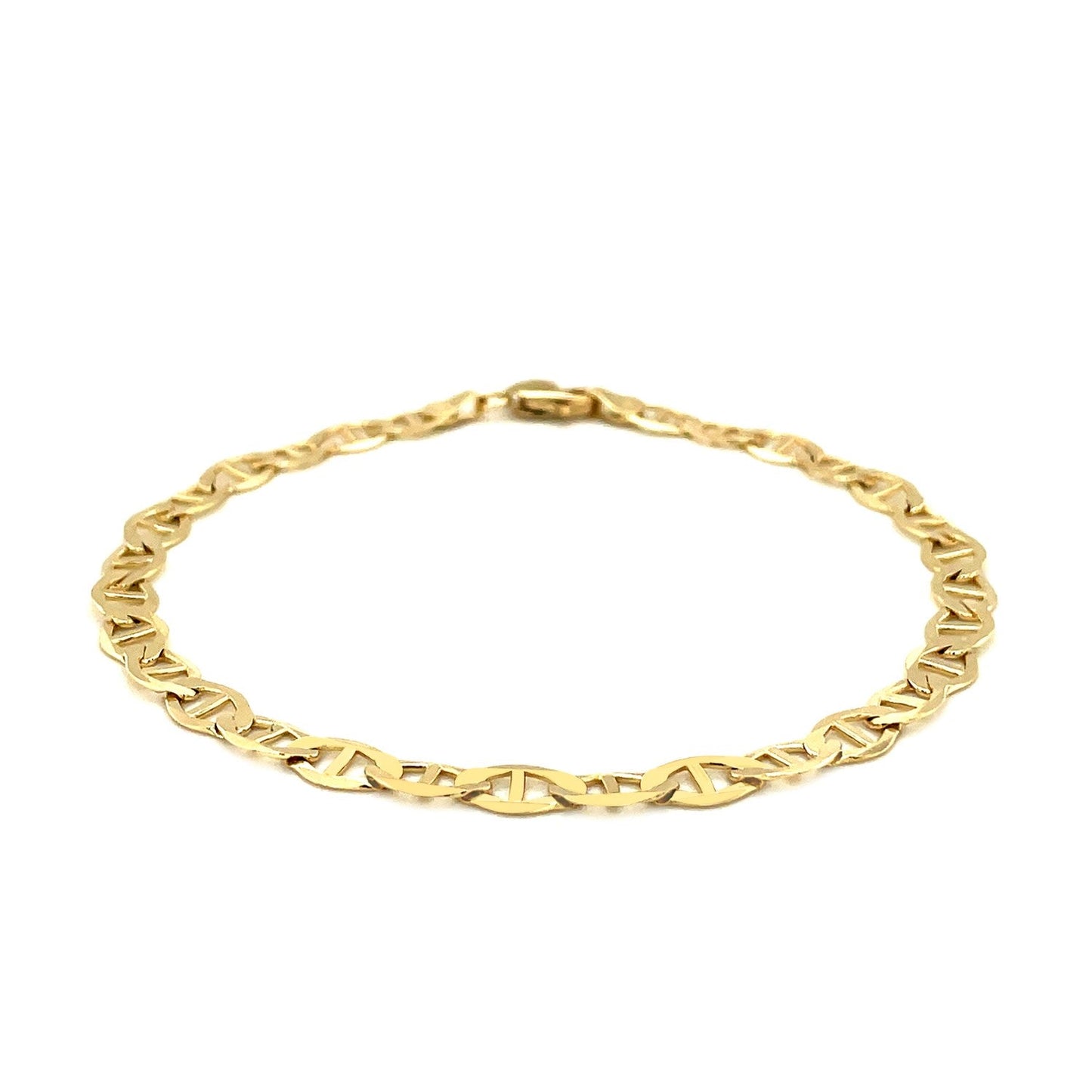 14k Yellow Gold Mariner Link Bracelet (5.10 mm) RCJ Bracelets  CELESTIA LUXE JEWELLERS