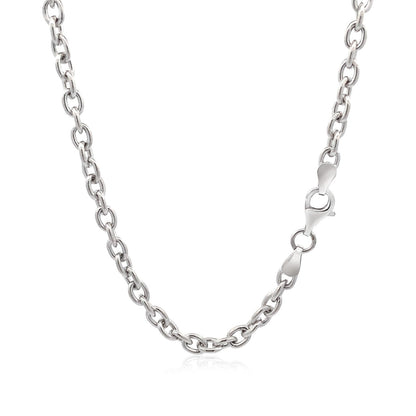 Sterling Silver Rhodium Plated Chain Bracelet with a Flat Heart Motif Station RCJ Necklaces  CELESTIA LUXE JEWELLERS