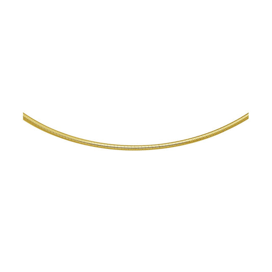 Omega Souverain Chain — 14K Yellow Gold, 2.00 mm
