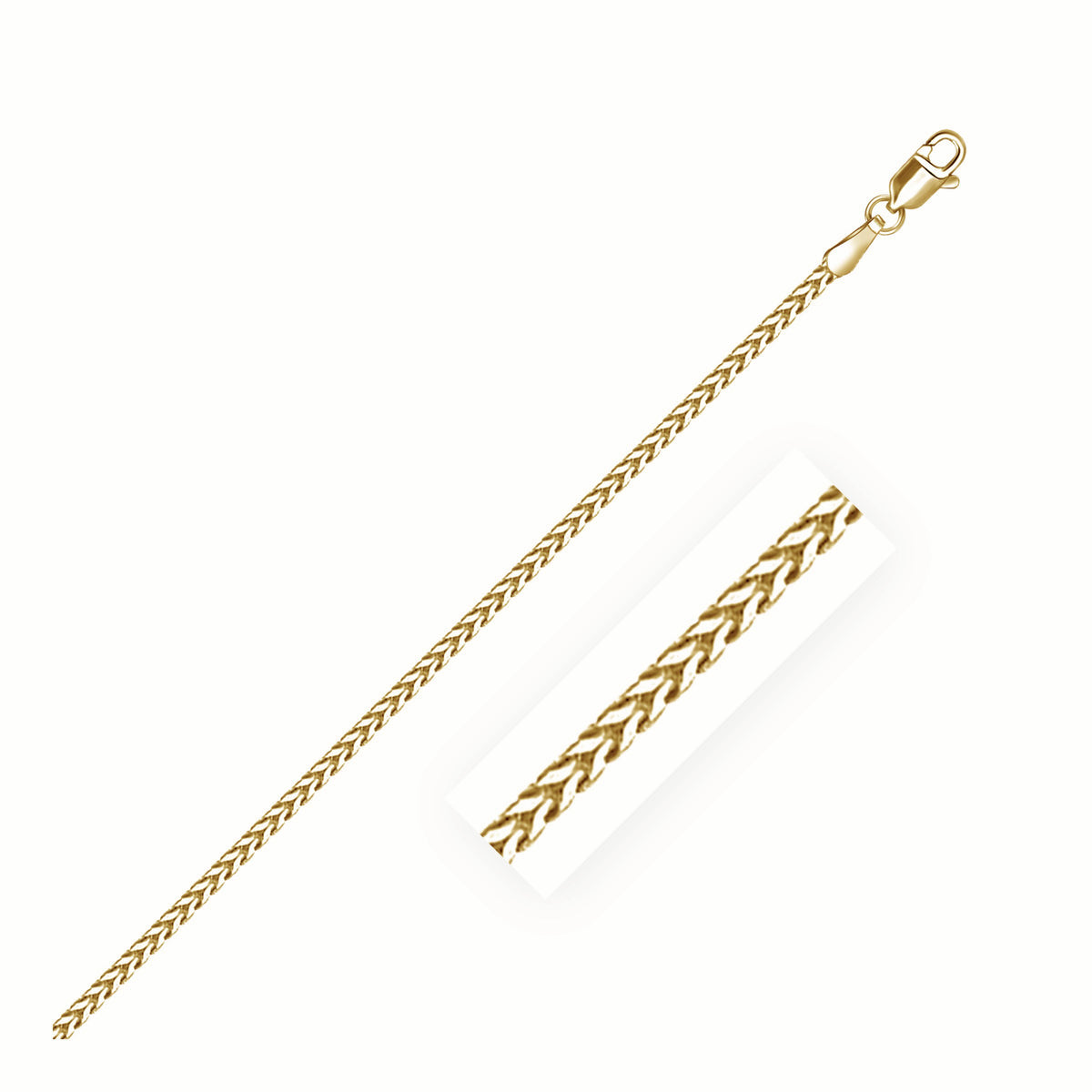 14k Yellow Gold Franco Chain