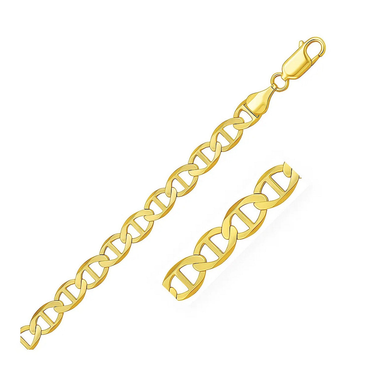 14k Yellow Gold Mariner Link Bracelet