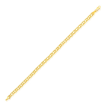 14k Yellow Gold Lite Charm Bracelet
