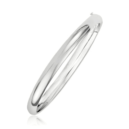 Classic Bangle in 14k White Gold