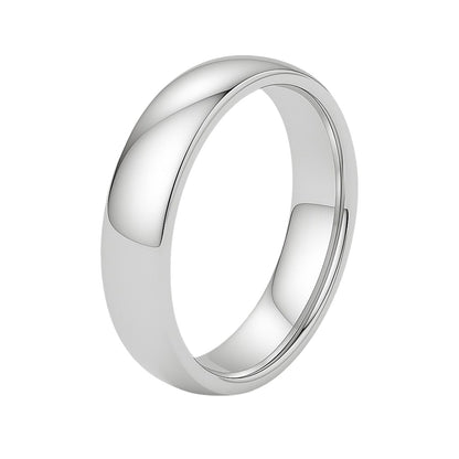 14k White Gold Comfort Fit Wedding Band