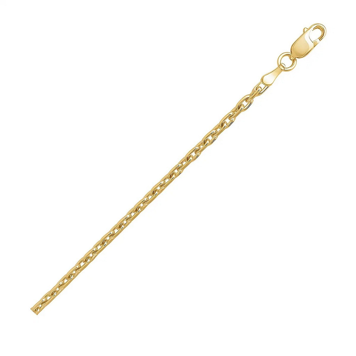 14k Yellow Gold French Cable Link Chain