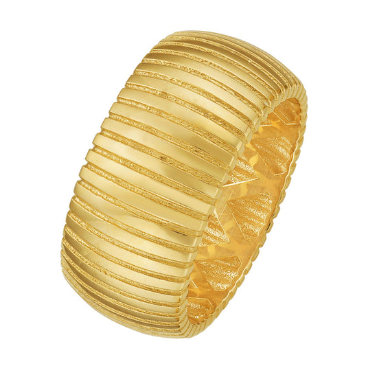 Tubogas Épais Ring — 14K Yellow Gold, 9.90 mm