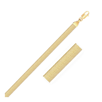 14k Yellow Gold Super Flex Herringbone Chain