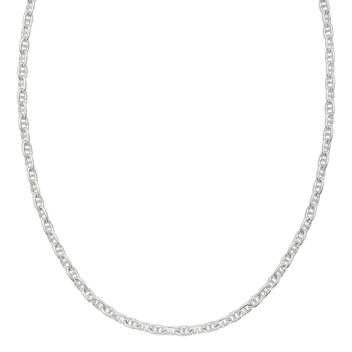 Sterling Silver Anchor Chain Necklace