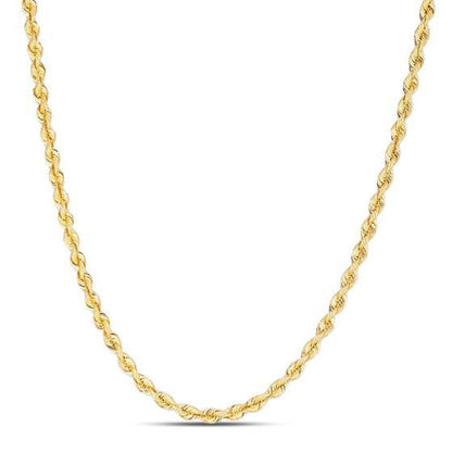 14k Yellow Gold Light Rope Chain