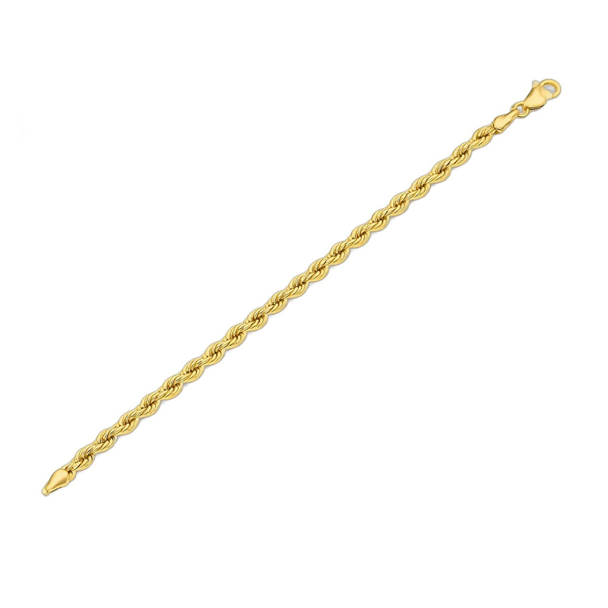 Silk Rope Chain Bracelet in 14k Yellow Gold