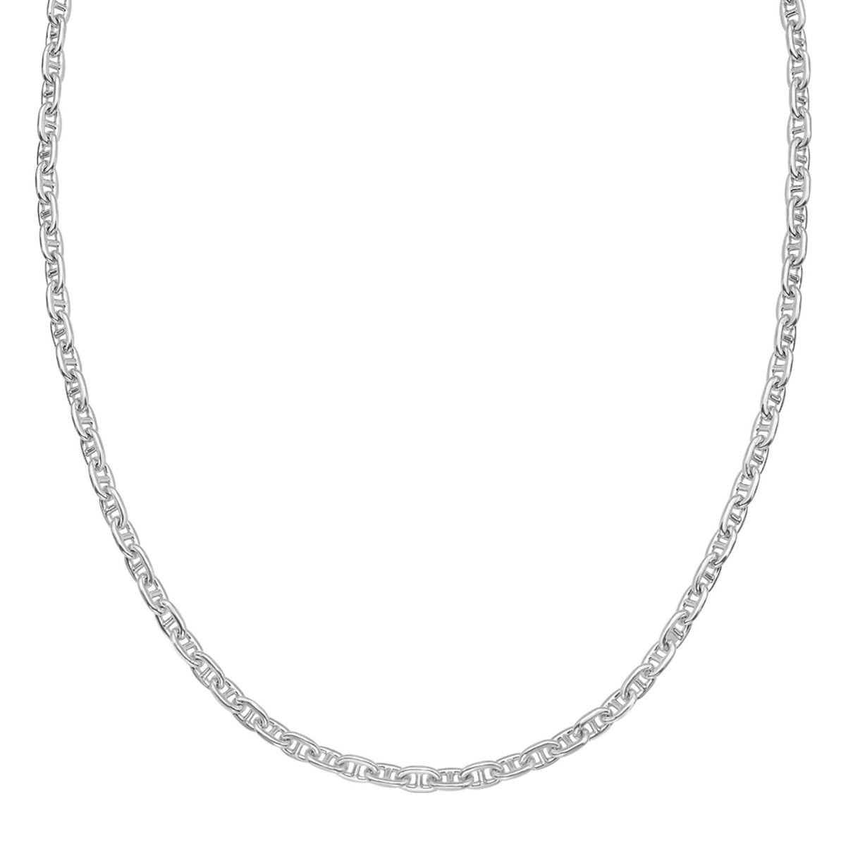 Sterling Silver Anchor Chain Necklace