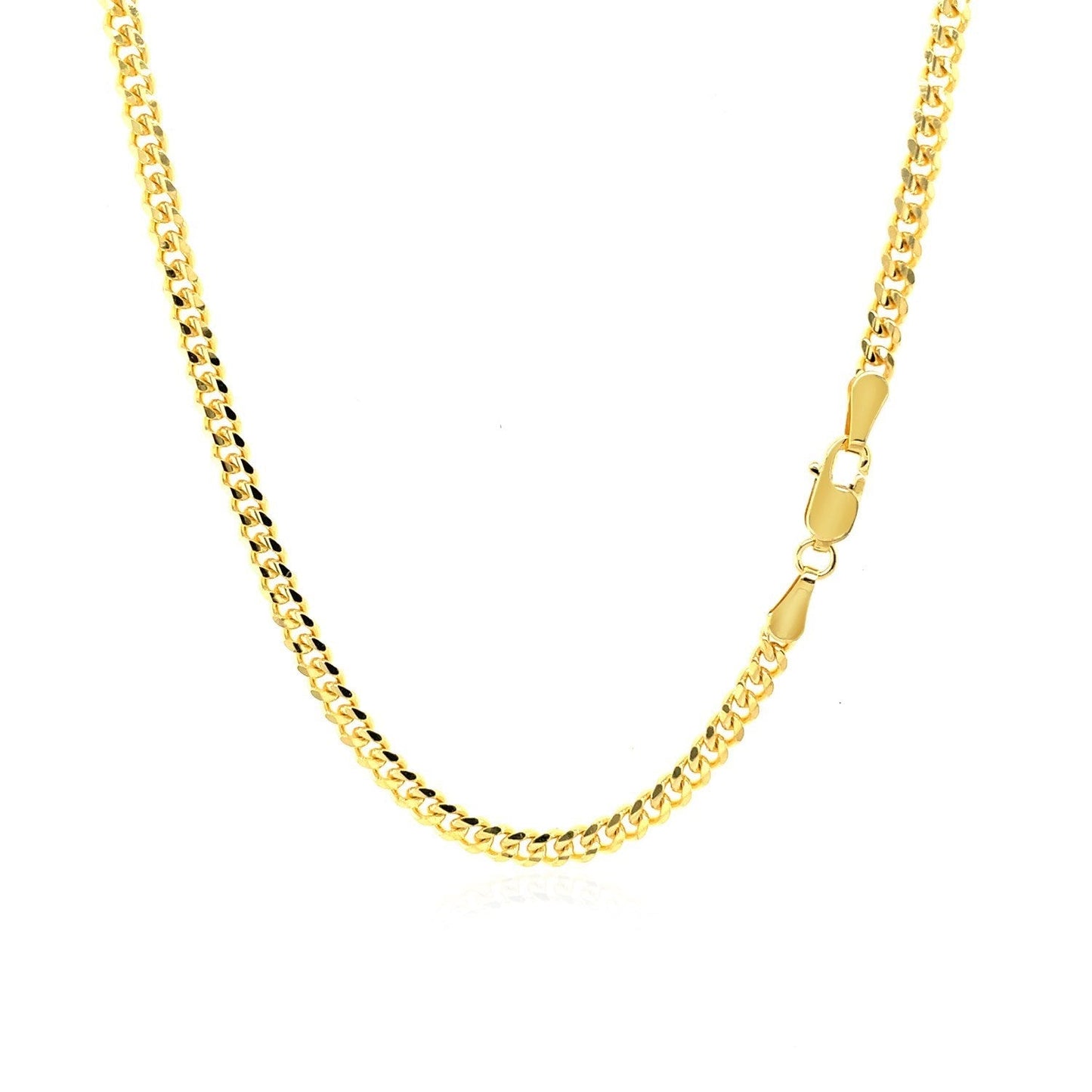 3.60mm 14K Yellow Gold Gourmette Chain RCJ Chains  CELESTIA LUXE JEWELLERS