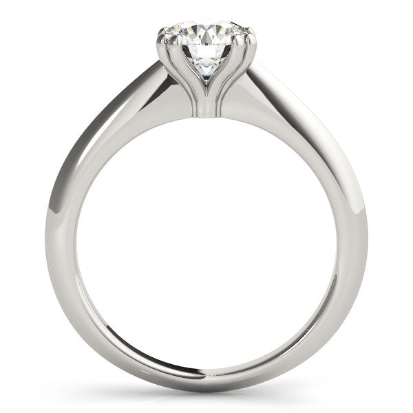 14k White Gold Double Prong Set Solitaire Diamond Engagement Ring (1 cttw) RCJ Rings  CELESTIA LUXE JEWELLERS