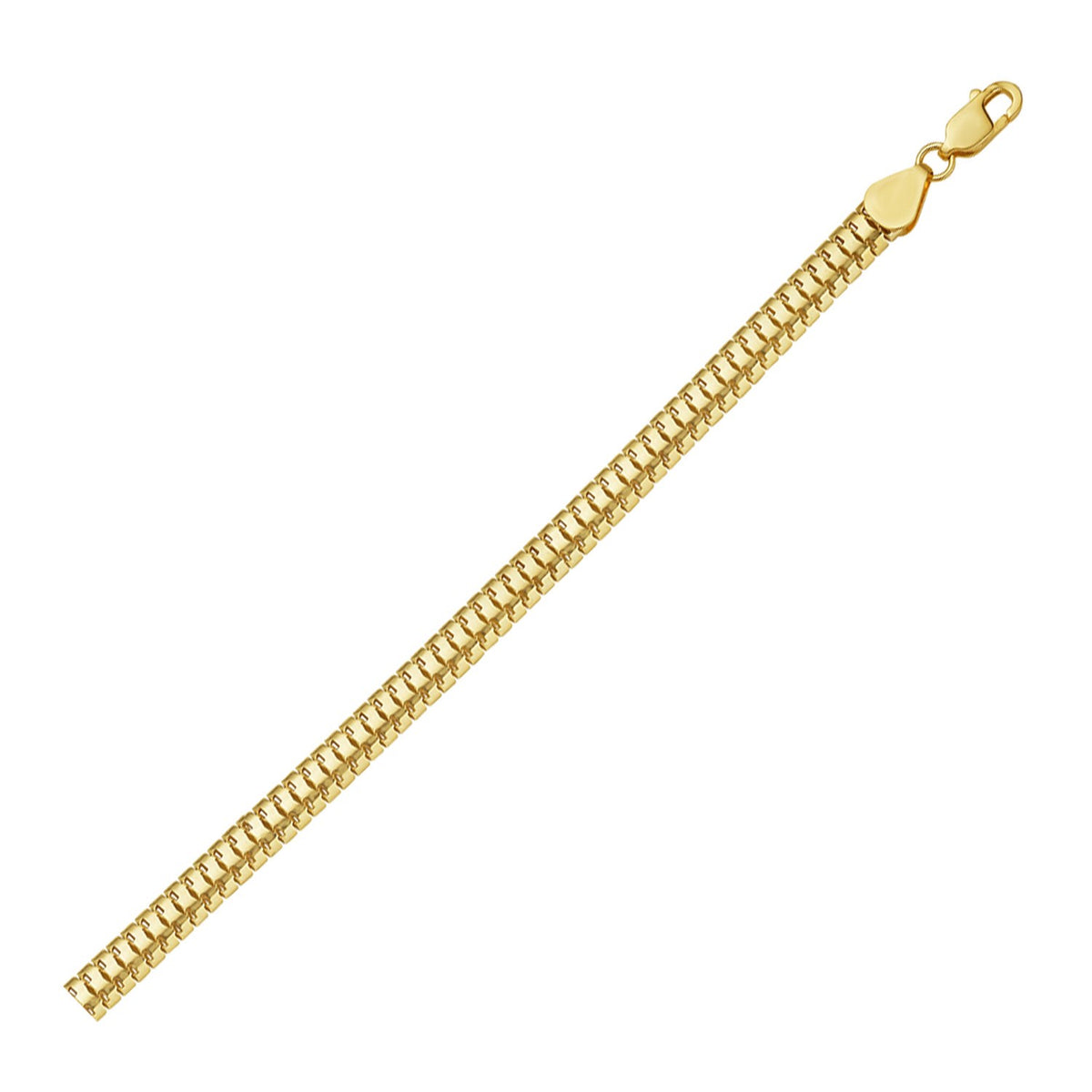 14K Yellow Gold Lite Oval Snake Chain