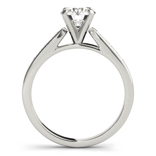 14k White Gold Single Row Diamond Engagement Ring (1 cttw) RCJ Rings  CELESTIA LUXE JEWELLERS