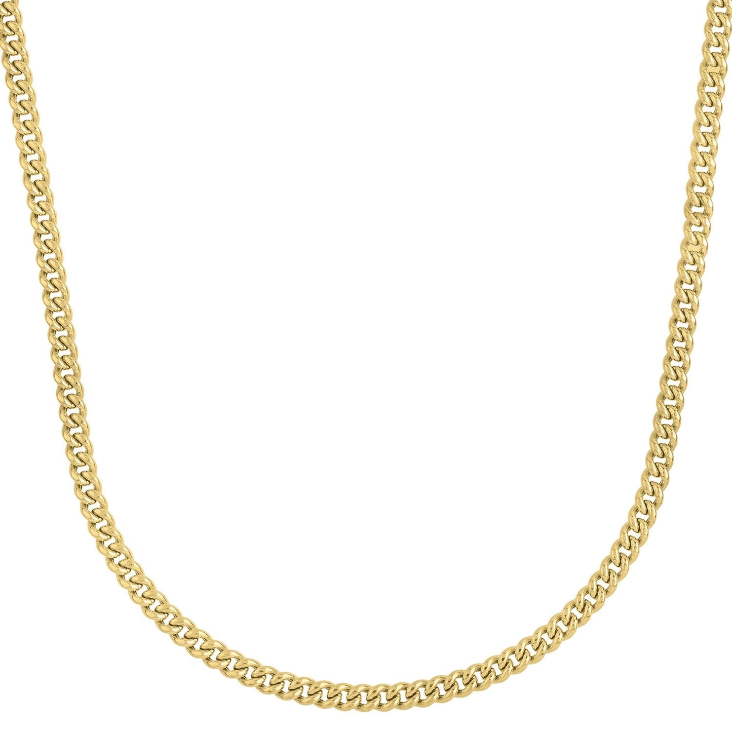 14k Yellow Gold Light Gourmette Chain (4.10 mm) RCJ Chains  CELESTIA LUXE JEWELLERS