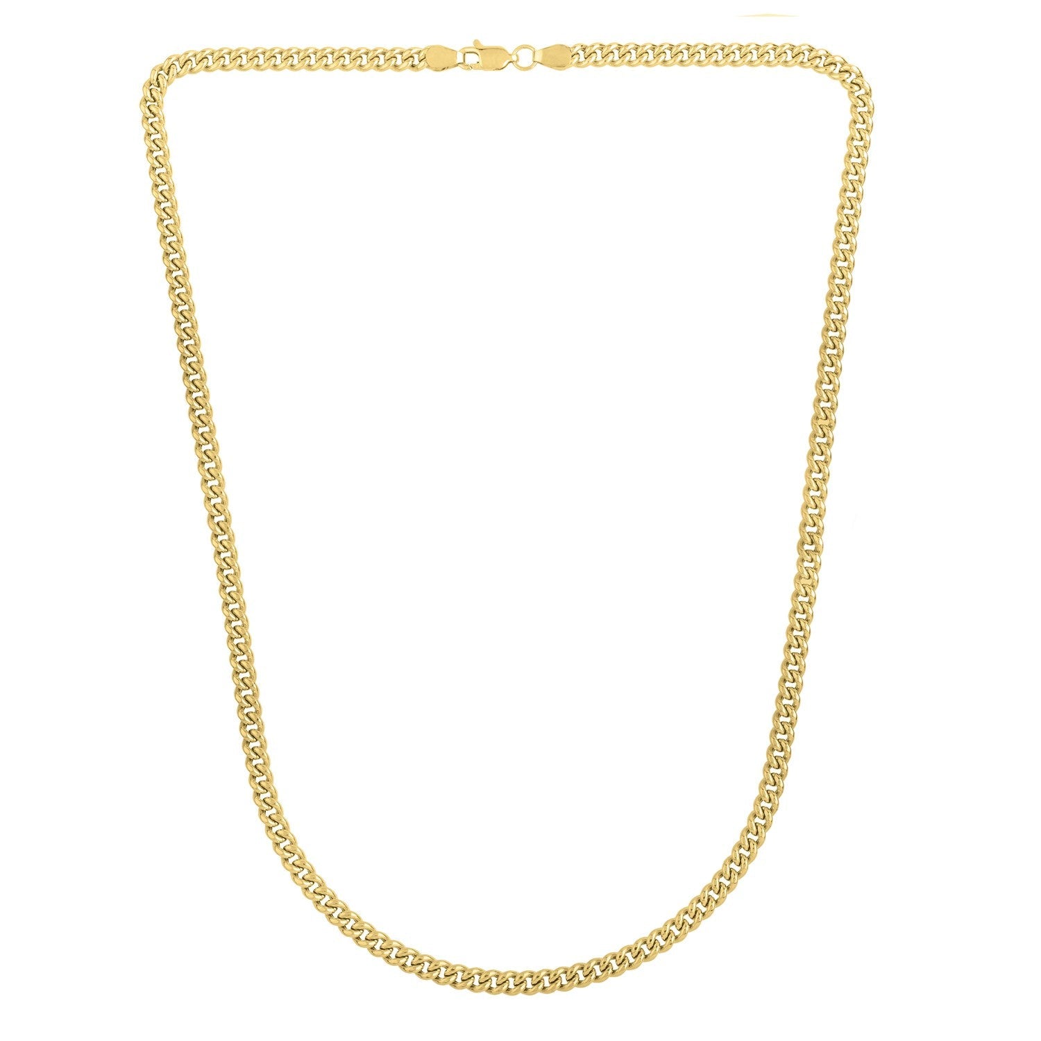 14k Yellow Gold Light Gourmette Chain (4.10 mm) RCJ Chains  CELESTIA LUXE JEWELLERS