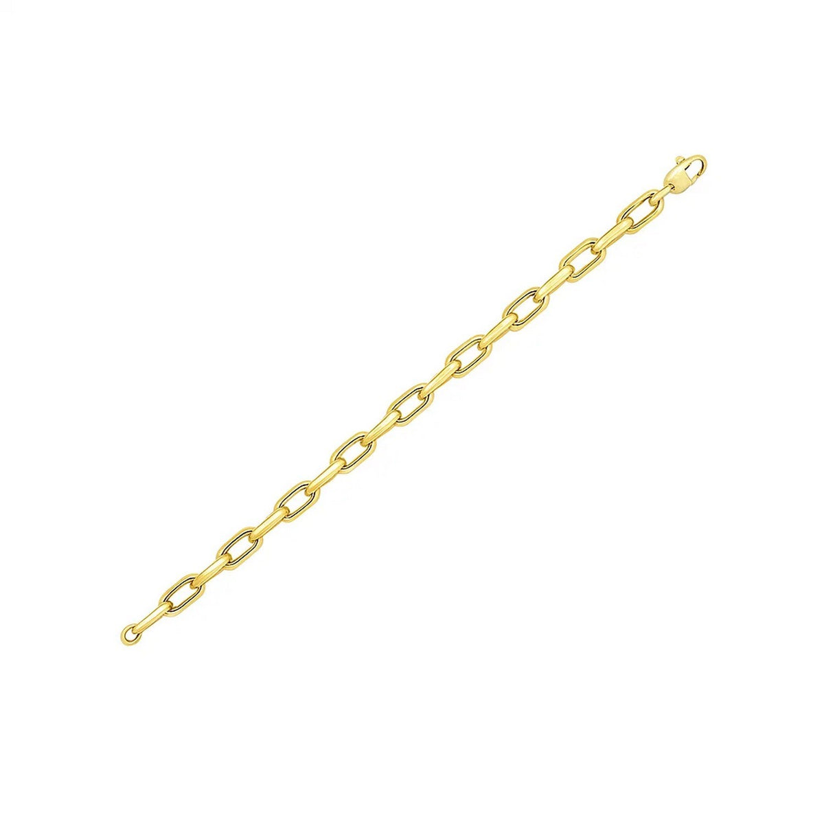 14k Yellow Gold French Cable Link Bracelet