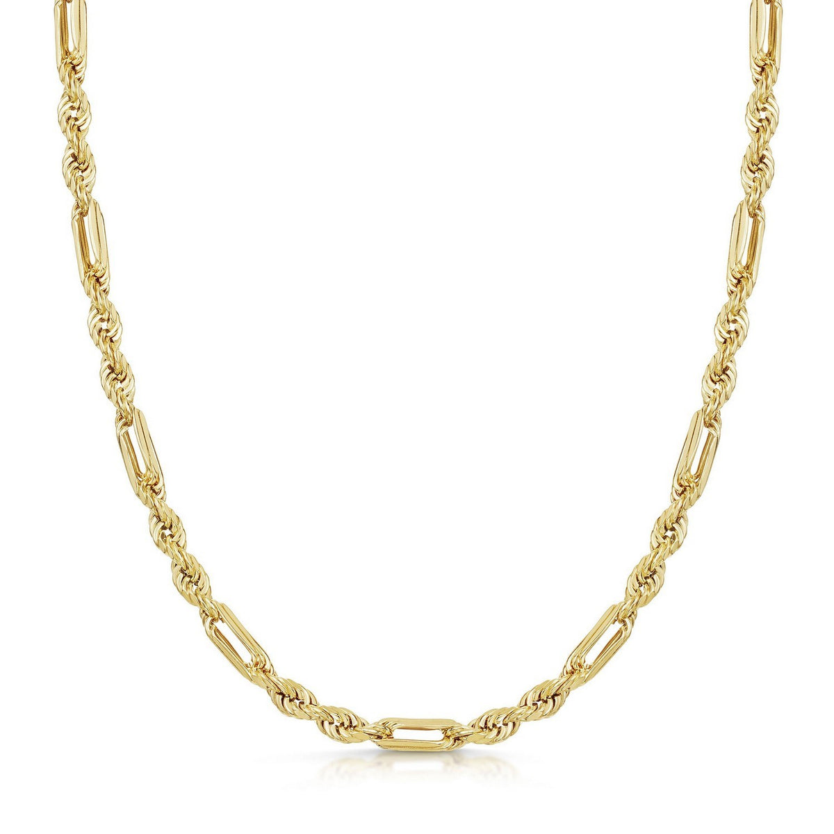 14k Yellow Gold Figa Rope Chain (3.00 mm)