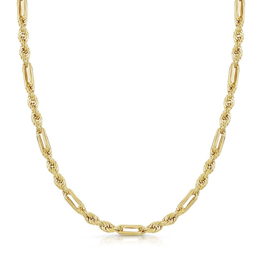 14k Yellow Gold Figa Rope Chain (3.00 mm)