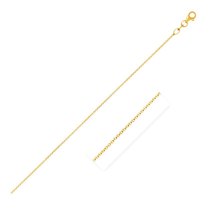 Double Extendable Cable Chain in 14k Yellow Gold
