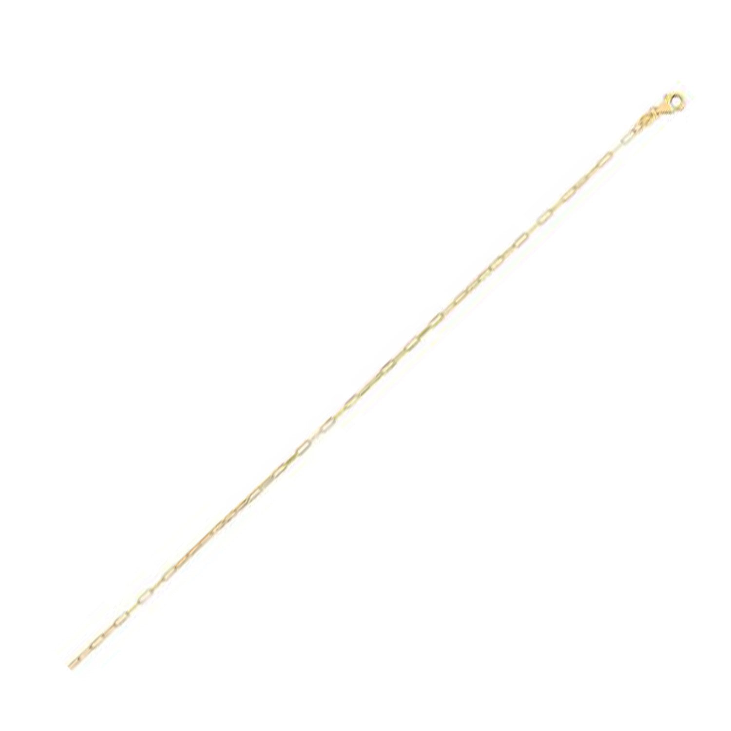 14K Yellow Gold Fine Paperclip Chain (1.2 mm) RCJ Chains  CELESTIA LUXE JEWELLERS