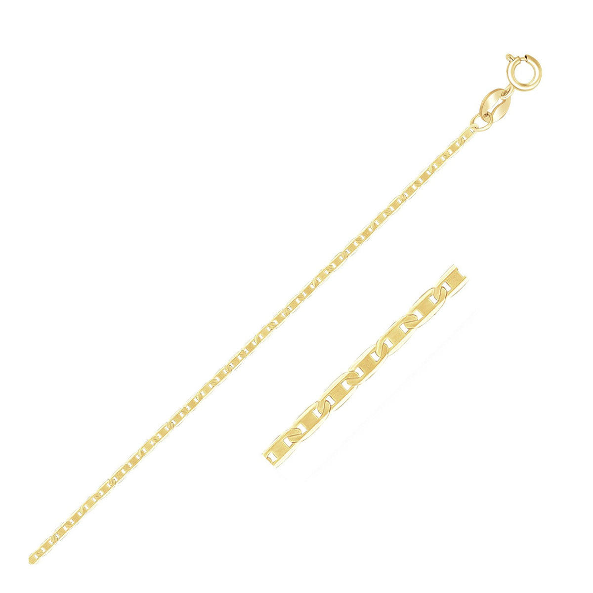 10k Yellow Gold Mariner Link Chain