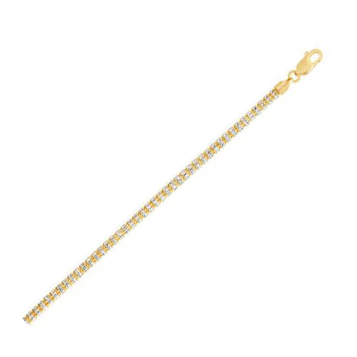 Ice Barrel Chain in 14k Yellow Gold