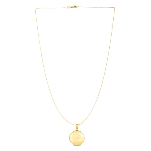 Arbre de Vie Locket Necklace — 14K Yellow Gold, 18 in