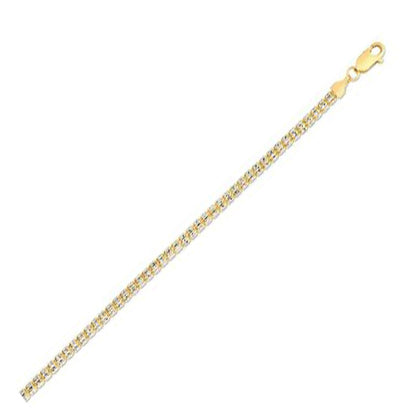 Ice Barrel Chain in 14k Yellow Gold