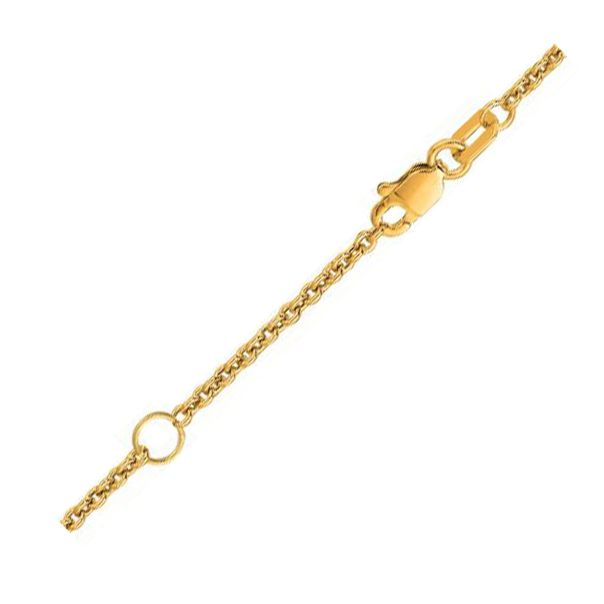 Extendable Cable Chain in 18k Yellow Gold
